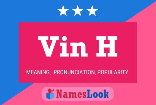 Vin H Name Poster