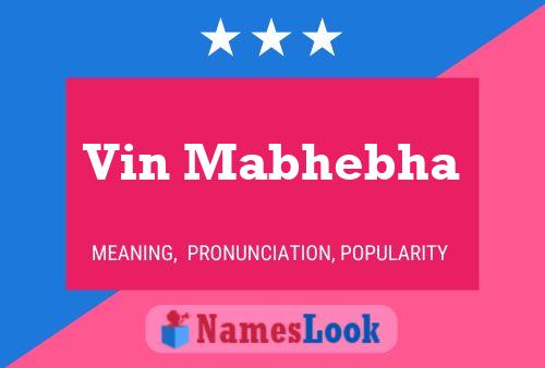 Vin Mabhebha Name Poster