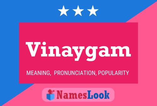 Vinaygam Name Poster