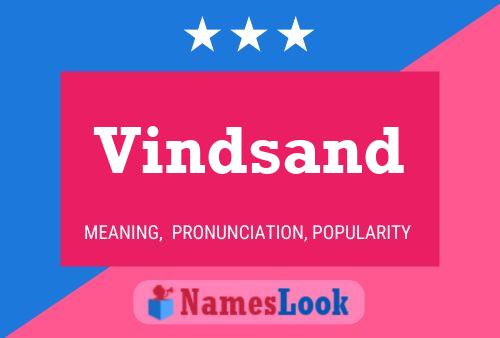 Vindsand Name Poster