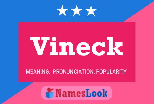 Vineck Name Poster