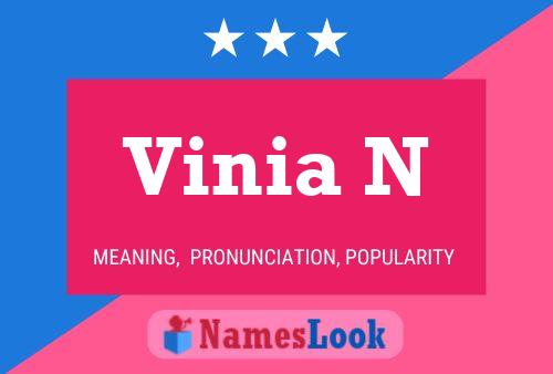 Vinia N Name Poster