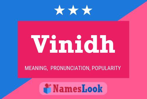 Vinidh Name Poster