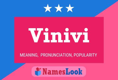 Vinivi Name Poster