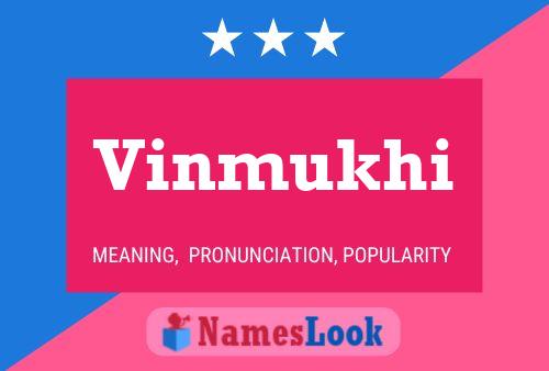 Vinmukhi Name Poster