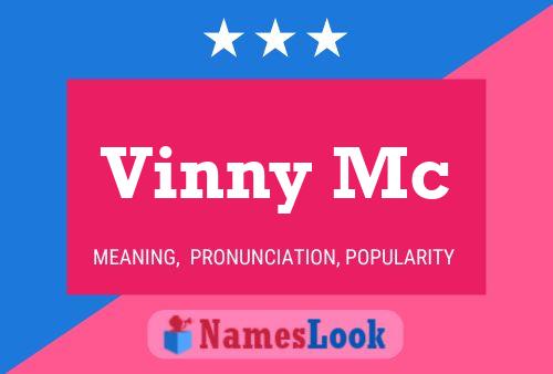 Vinny Mc Name Poster