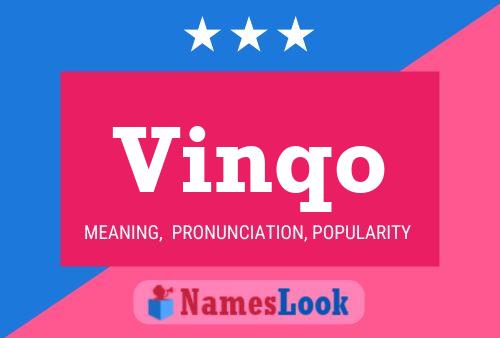 Vinqo Name Poster