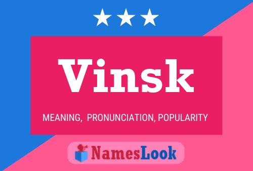 Vinsk Name Poster