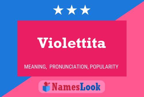 Violettita Name Poster