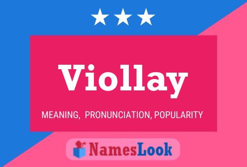 Viollay Name Poster