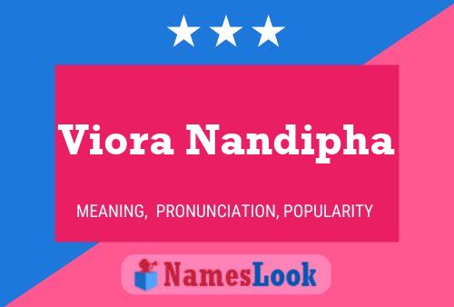 Viora Nandipha Name Poster