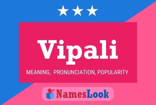 Vipali Name Poster