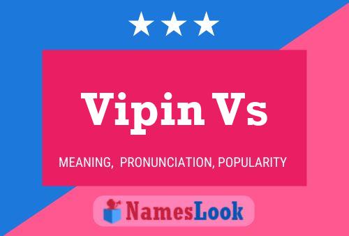 Vipin Vs Name Poster