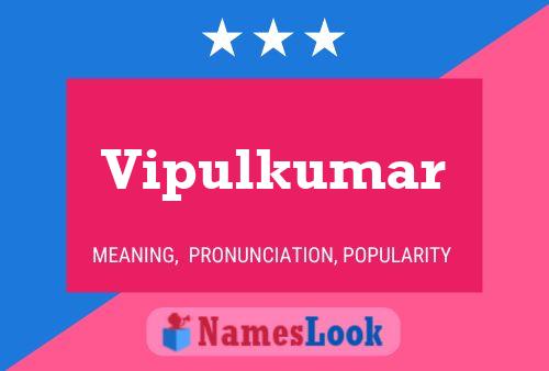 Vipulkumar Name Poster