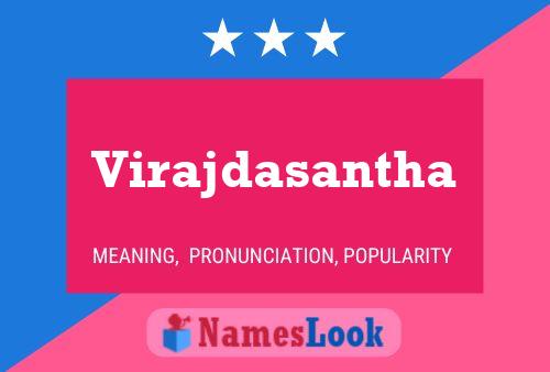 Virajdasantha Name Poster