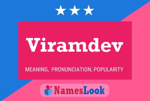 Viramdev Name Poster