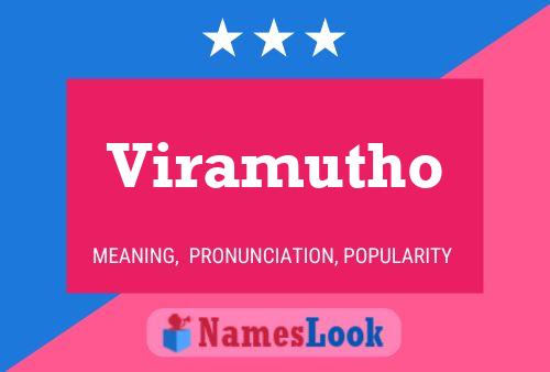 Viramutho Name Poster