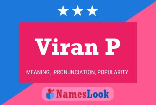 Viran P Name Poster