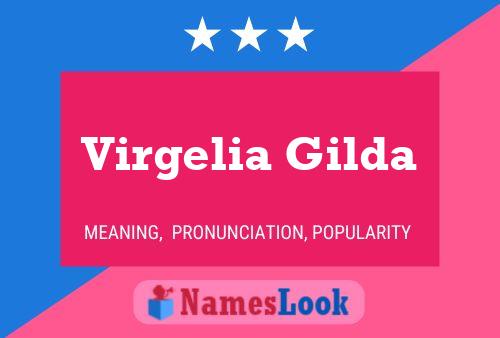 Virgelia Gilda Name Poster