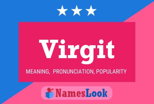 Virgit Name Poster