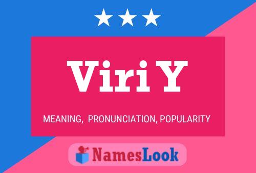 Viri Y Name Poster