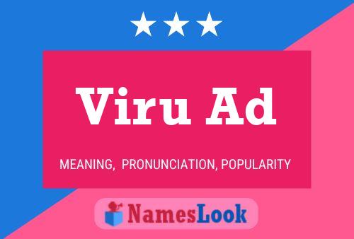 Viru Ad Name Poster