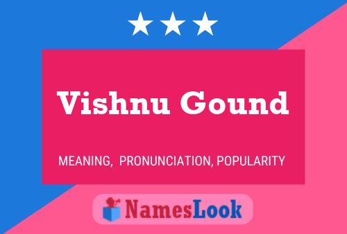 Vishnu Gound Name Poster