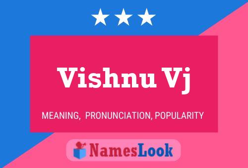 Vishnu Vj Name Poster