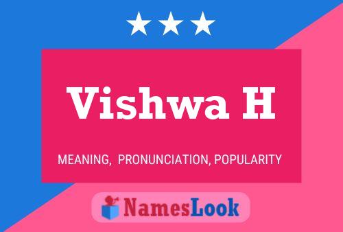 Vishwa H Name Poster