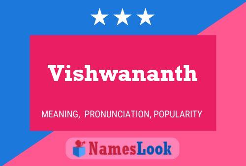 Vishwananth Name Poster