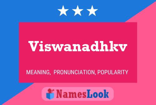 Viswanadhkv Name Poster