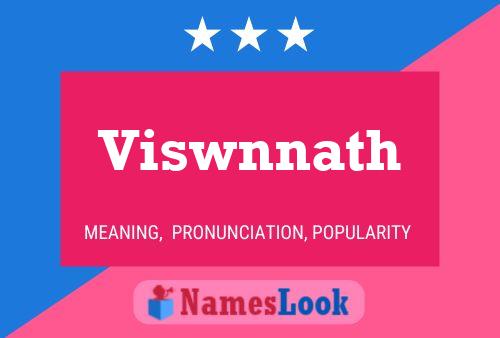 Viswnnath Name Poster