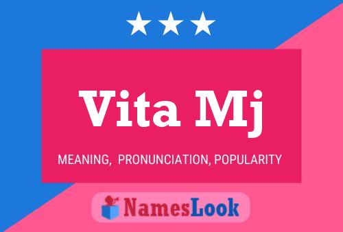 Vita Mj Name Poster