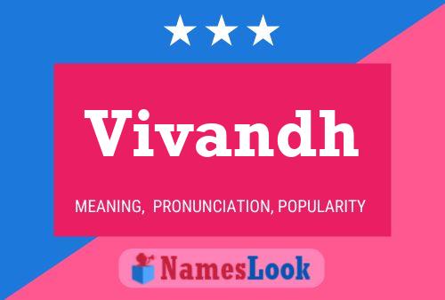 Vivandh Name Poster