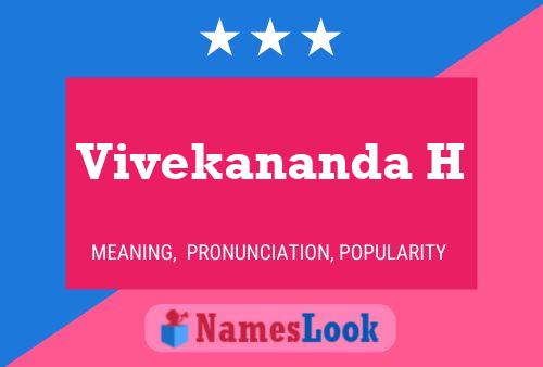 Vivekananda H Name Poster