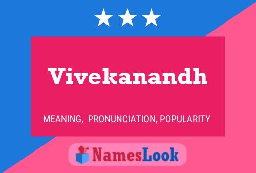 Vivekanandh Name Poster