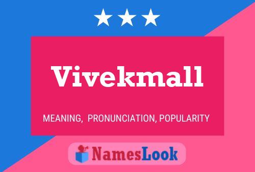 Vivekmall Name Poster