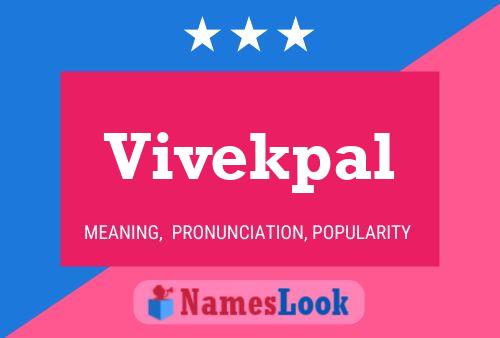 Vivekpal Name Poster