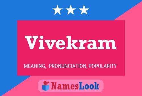 Vivekram Name Poster