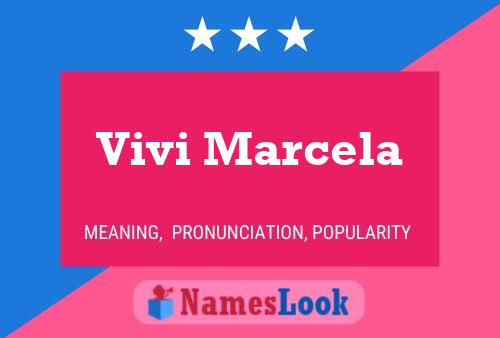 Vivi Marcela Name Poster