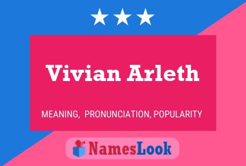 Vivian Arleth Name Poster