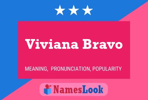 Viviana Bravo Name Poster