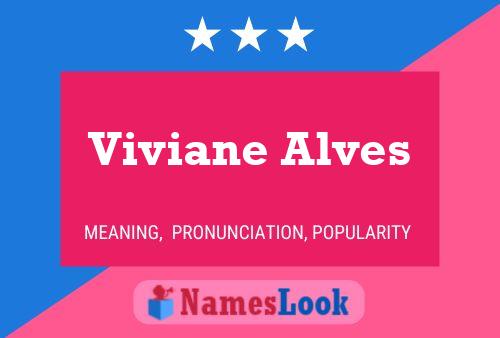 Viviane Alves Name Poster