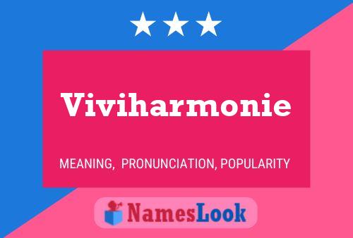 Viviharmonie Name Poster