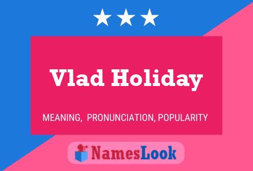 Vlad Holiday Name Poster