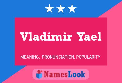 Vladimir  Yael Name Poster