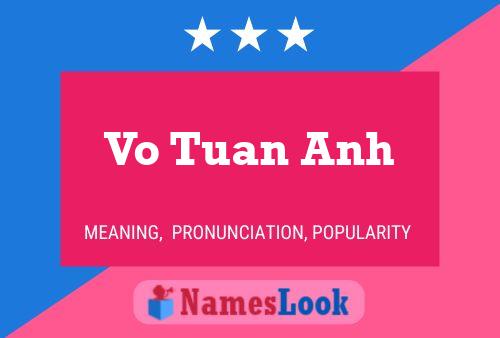 Vo Tuan Anh Name Poster