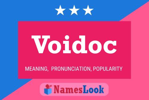 Voidoc Name Poster