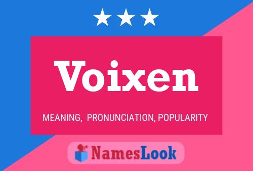 Voixen Name Poster