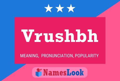 Vrushbh Name Poster